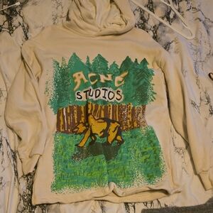 Acne Studios Cream Knit Hoodie